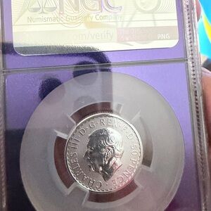 2026 G. Britain S50P Britannia Sample BERT Lable Purple Core